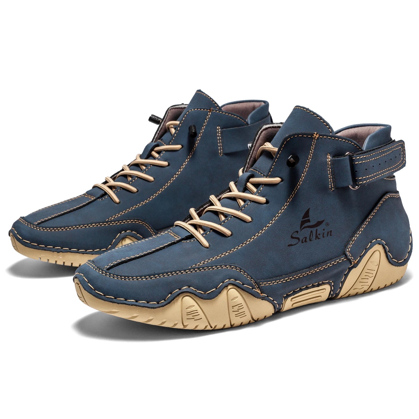 Handmade Men Breathable Casual Leather Men Boots