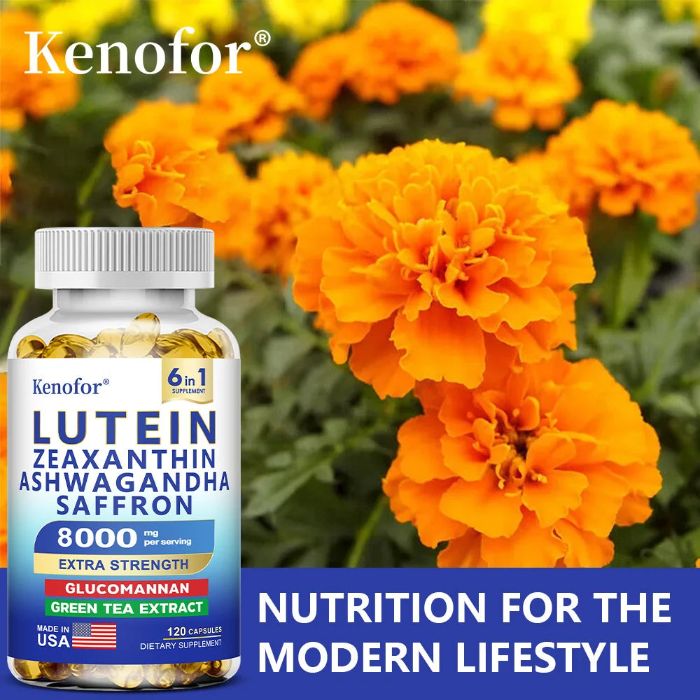 Lutein and Zeaxanthin Supplements Essential Eye Vitamins & Vision Health Dietary Supplement