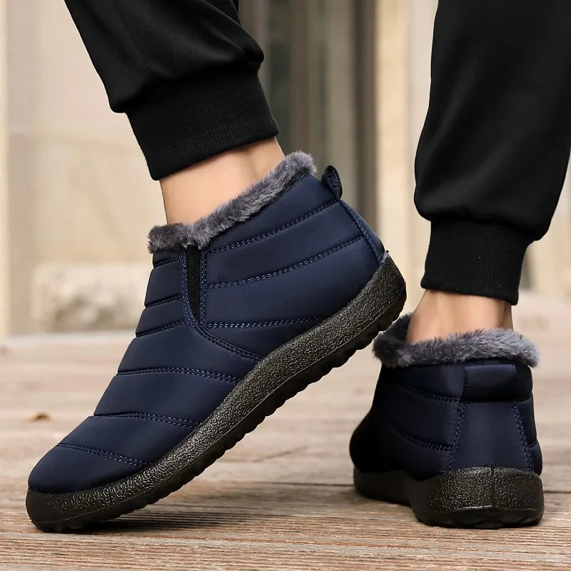 Snow Men Boots Casual Shoes Man Outdoor Men's Winter Sneakers