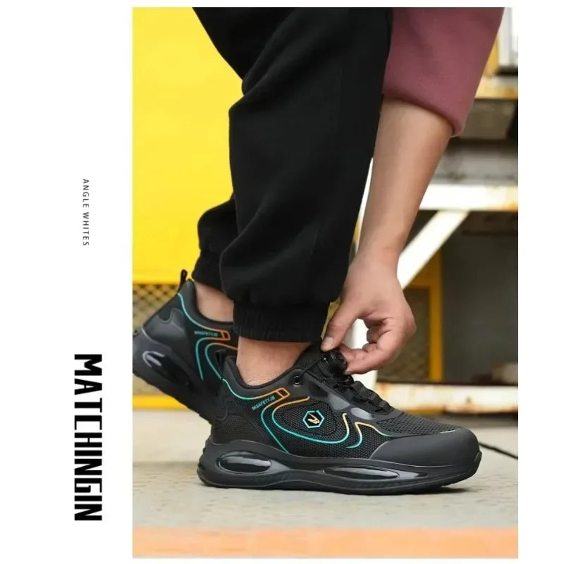 New swivel buckle Safety Boots Men's Work Sneakers