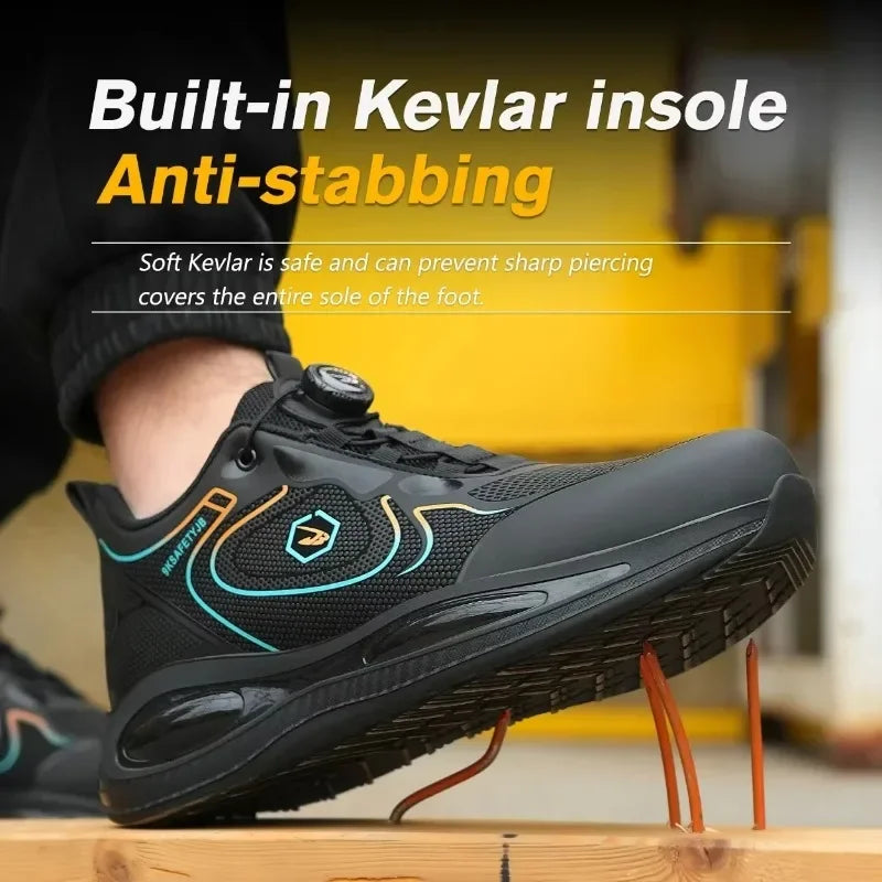 New swivel buckle Safety Boots Men's Work Sneakers