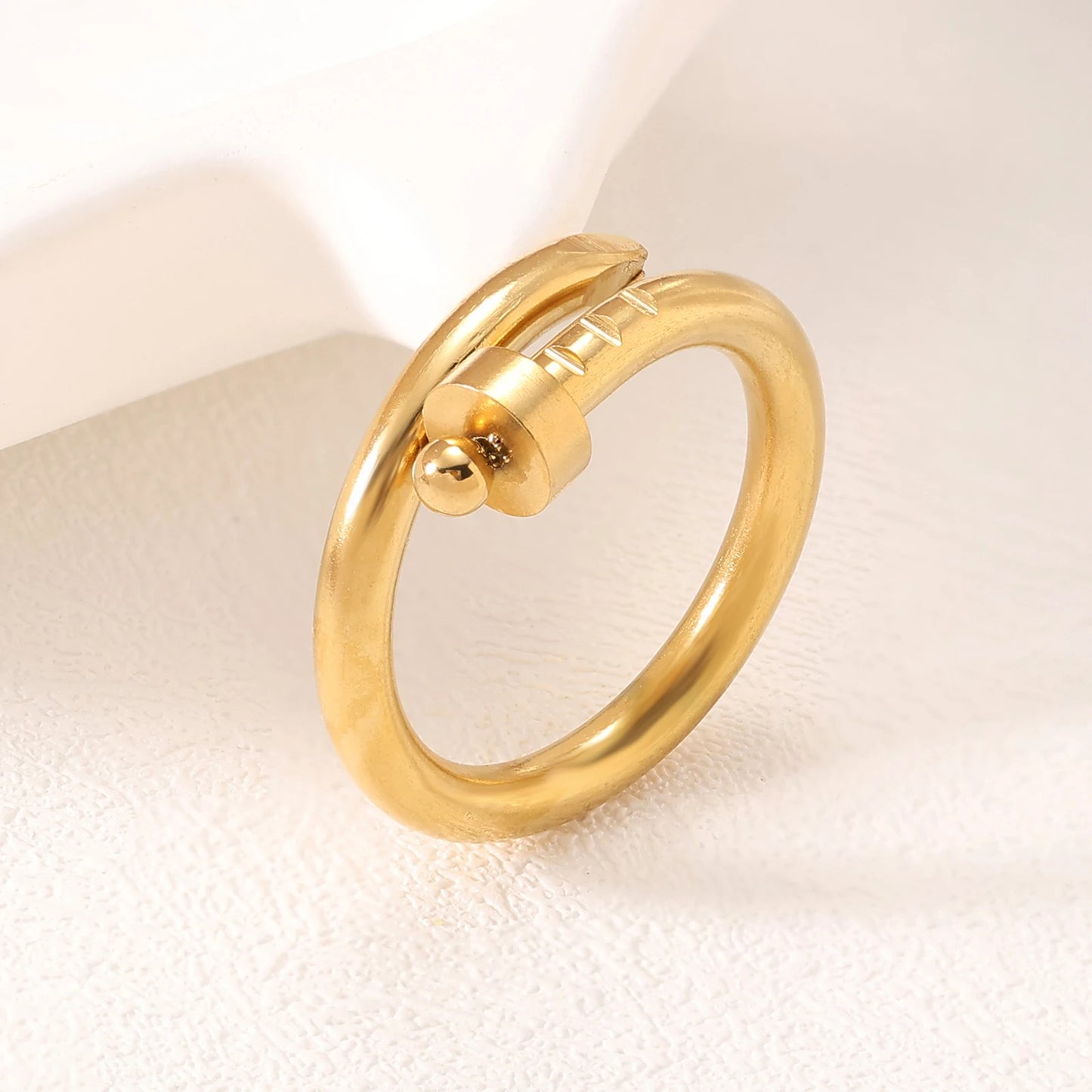 American style fashion, high-end feel, light luxury, nail bracelet, ring,
