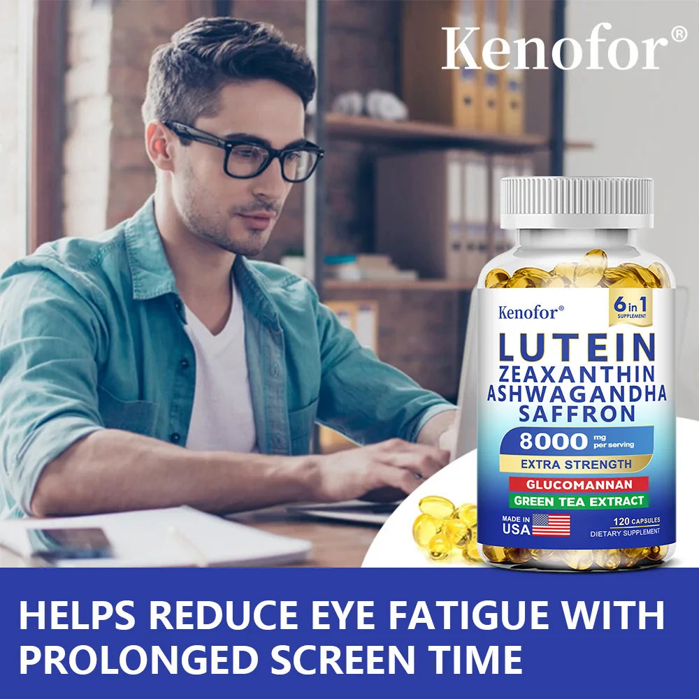 Lutein and Zeaxanthin Supplements Essential Eye Vitamins & Vision Health Dietary Supplement