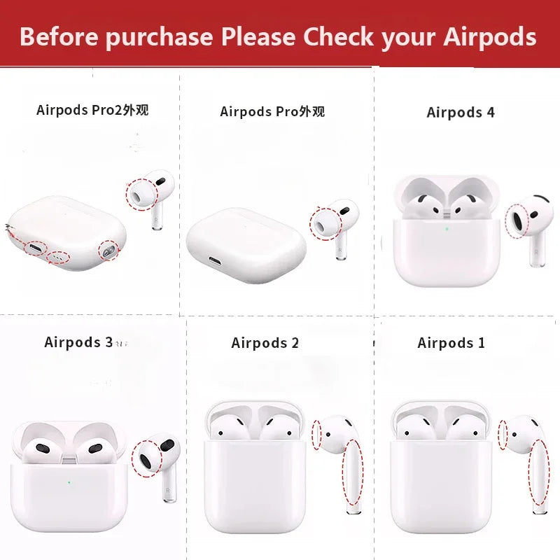 New 4th Generation Wireless Bluetooth Silicone Case Airpods