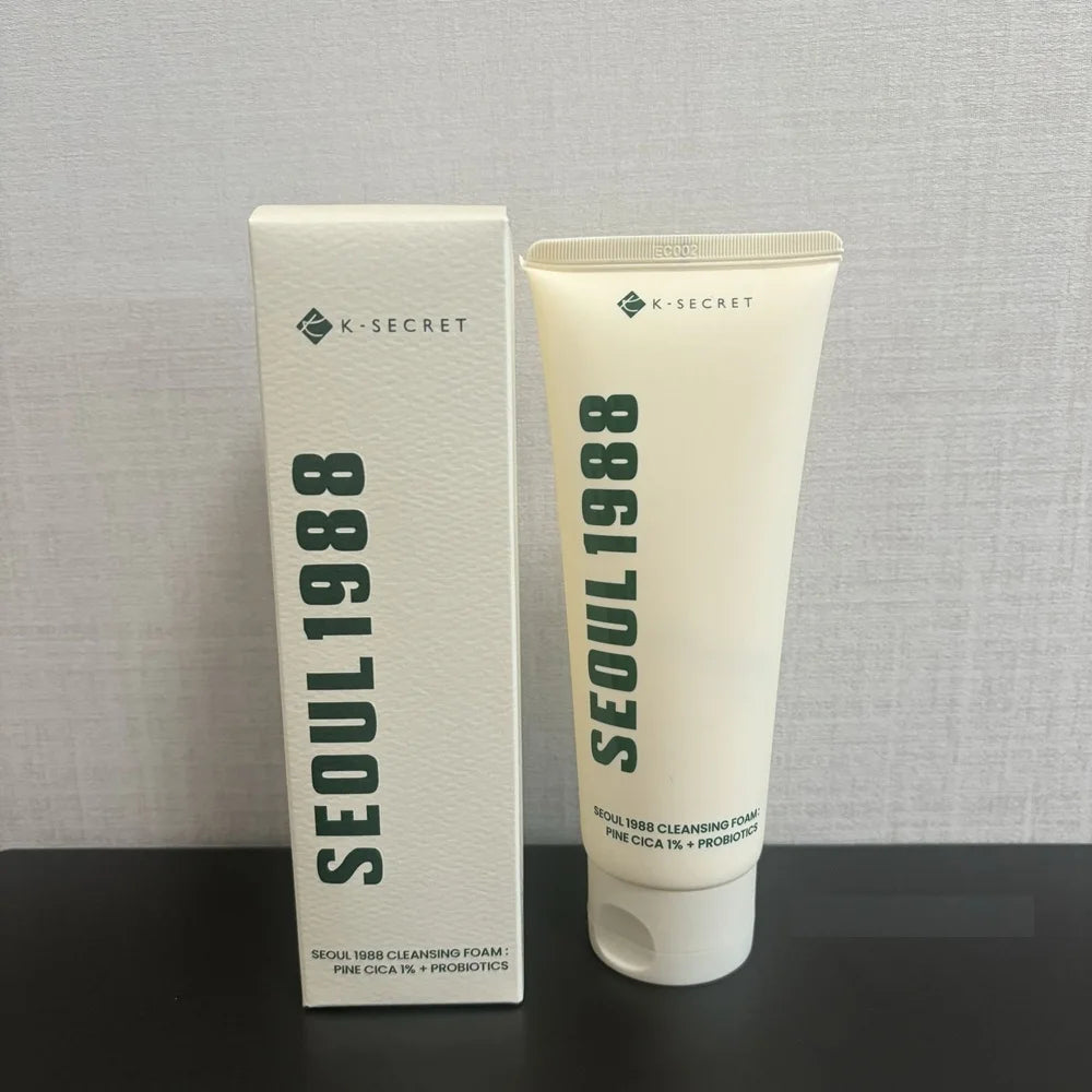 Korean SEOUL 1988 Skin Care Set - Retinol Eye Cream, Ginseng Niacinamide Serum, Cleanser