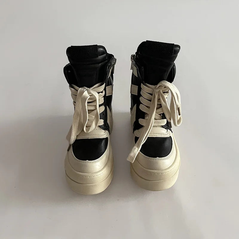 Women's Ankle Trendy Retro High-top Women's Boots