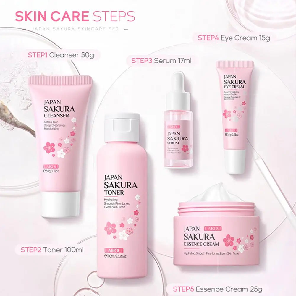 Sakura Face Skin Care Sets