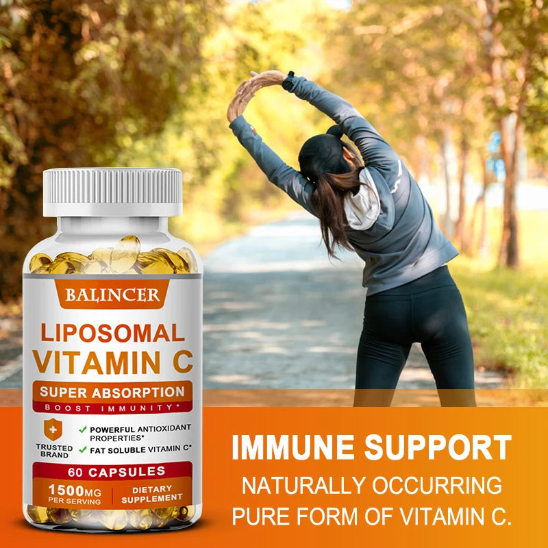 Liposomal Vitamin C Supplement - Easily Absorbed, Fat-Soluble