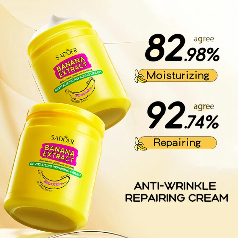 SADOER Banana Skin Brightening Skincare Moisturizing Facial Cream