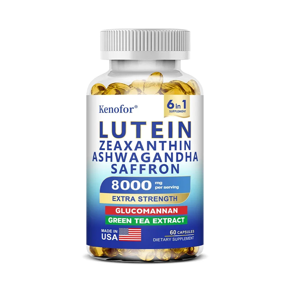 Lutein and Zeaxanthin Supplements Essential Eye Vitamins & Vision Health Dietary Supplement