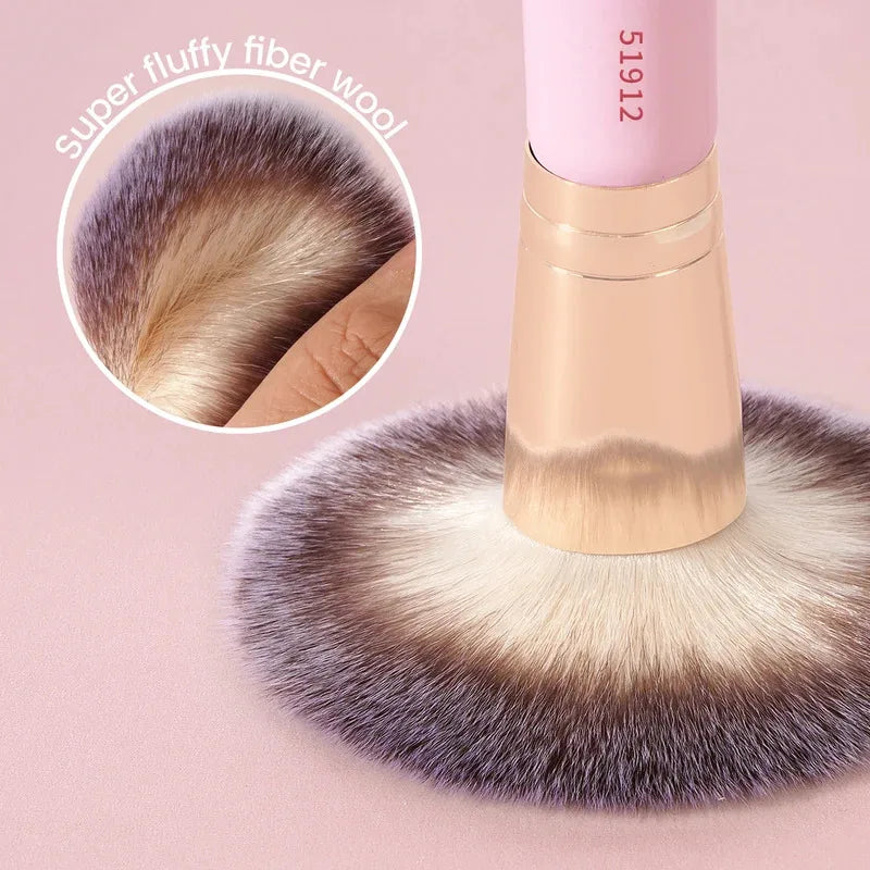 Foundation Makeup Double-ended Flat/Angle Top Contour Brush for Beauty