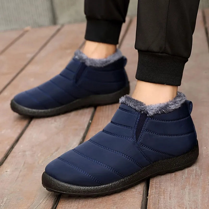 Snow Men Boots Casual Shoes Man Outdoor Men's Winter Sneakers