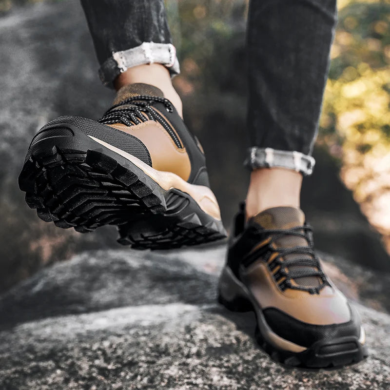 Men Hiking Shoes Mountain Boots Climbing Sneakers