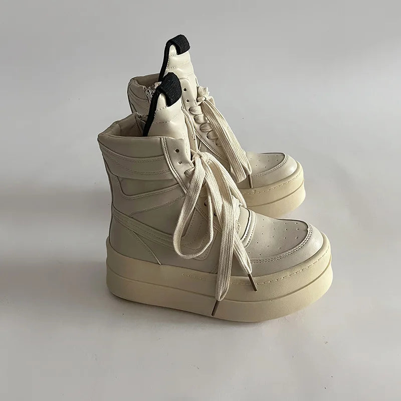 Women's Ankle Trendy Retro High-top Women's Boots