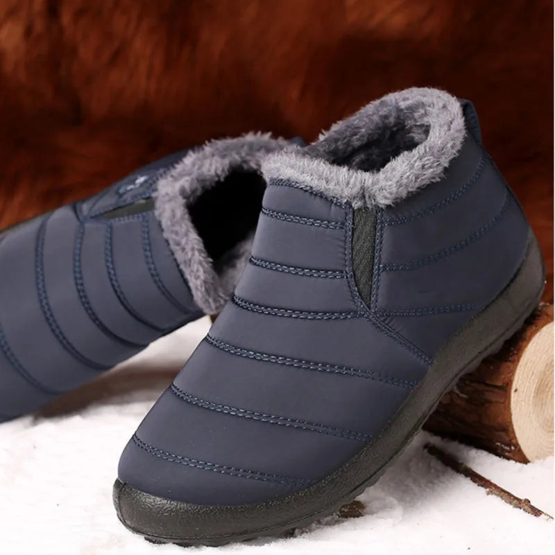 Snow Men Boots Casual Shoes Man Outdoor Men's Winter Sneakers
