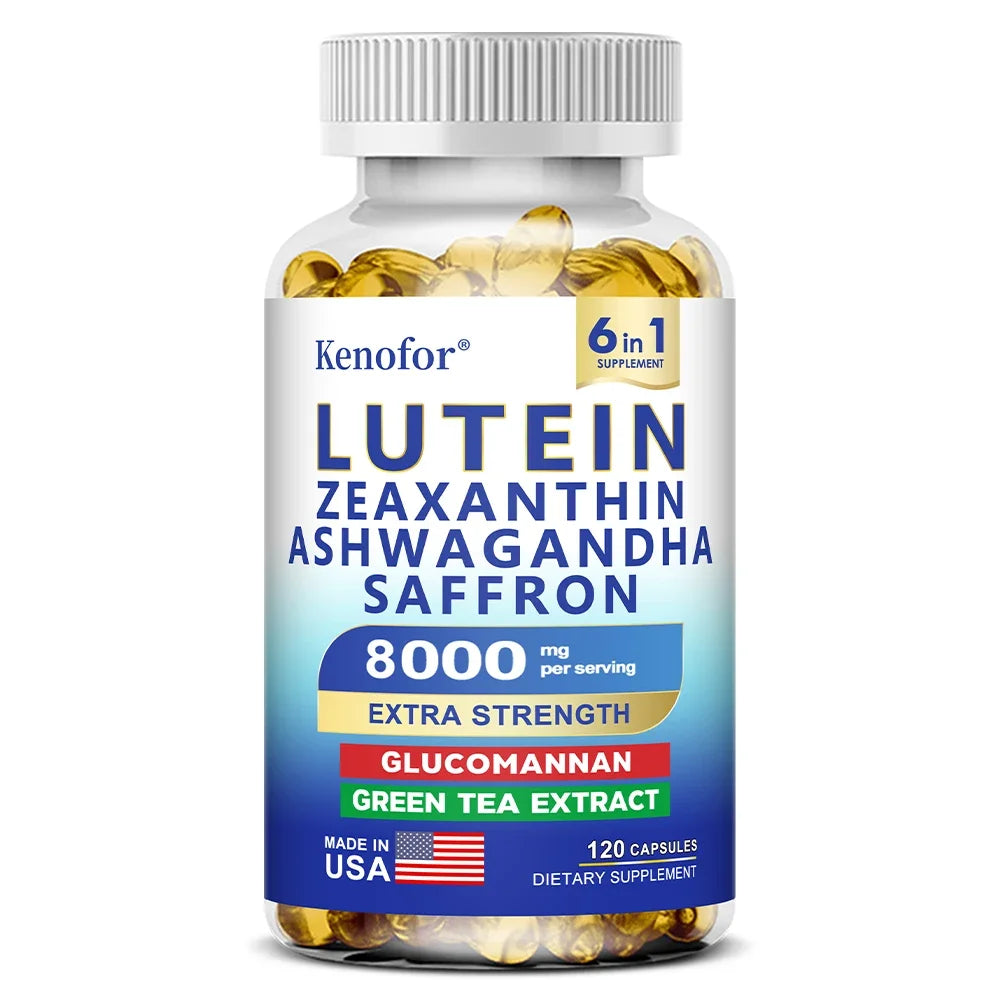 Lutein and Zeaxanthin Supplements Essential Eye Vitamins & Vision Health Dietary Supplement