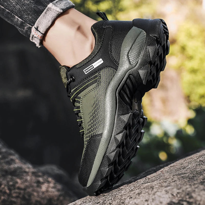 Men Hiking Shoes Mountain Boots Climbing Sneakers