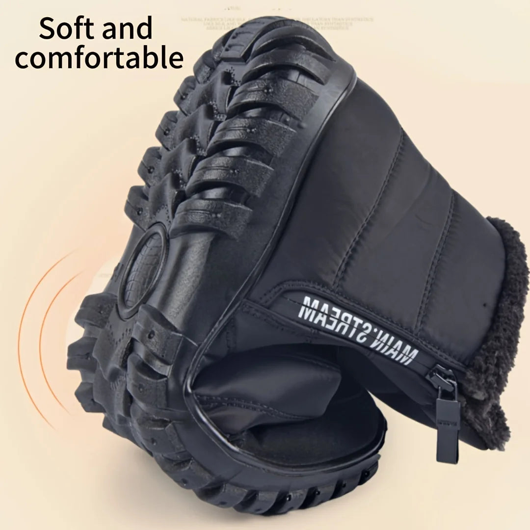 Men's sneakers Warm Cotton Zipper Snow Ankle Boots