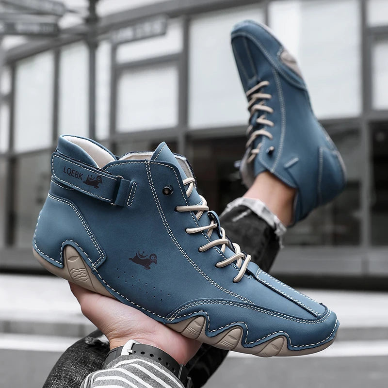 Casual High Top Sneakers Soft Sole Men Shoes