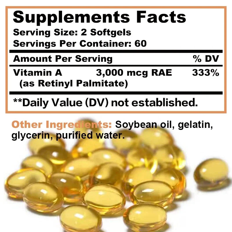 Vitamin A - Supports Healthy Skin and Eyes