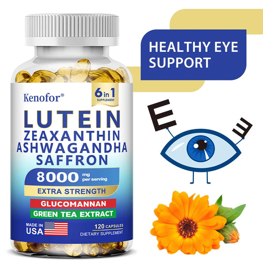 Lutein and Zeaxanthin Supplements Essential Eye Vitamins & Vision Health Dietary Supplement