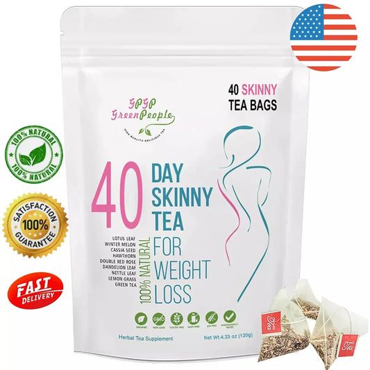 Natural 40 Days Herbal Skinny Detox Weight Loss Supplement