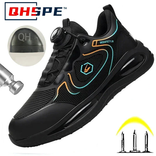 New swivel buckle Safety Boots Men's Work Sneakers