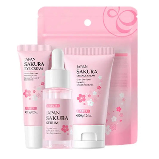 Face Skin Care Set Cleanser Toner Face Serum Eye Skin Care